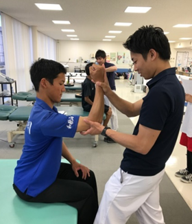 メディカルチェックの様子
