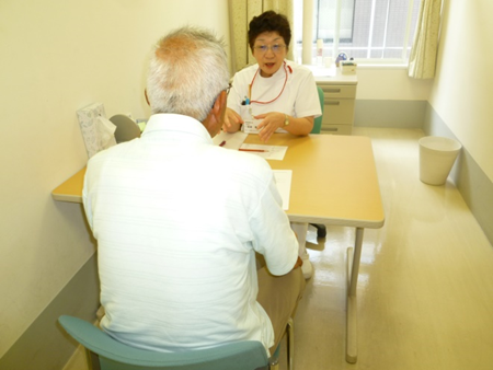 個室での障害に応じた訓練